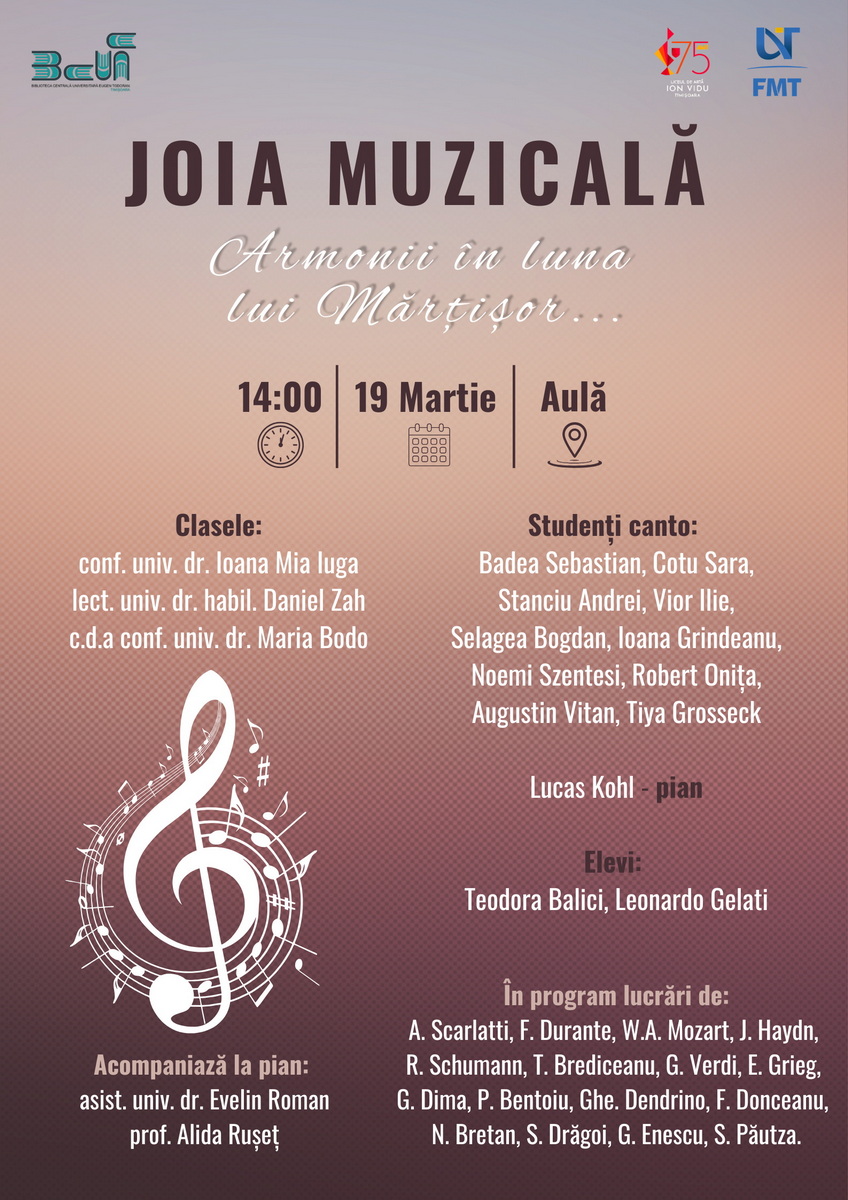 19.03.2026, JOIA MUZICALA