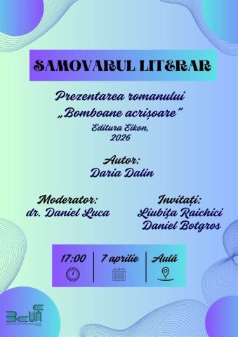 07.04.2026, SAMOVARUL LITERAR