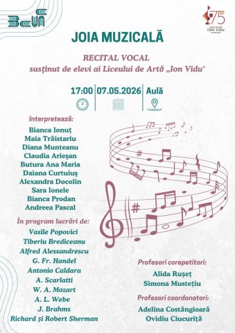 07.05.2026, JOIA MUZICALĂ