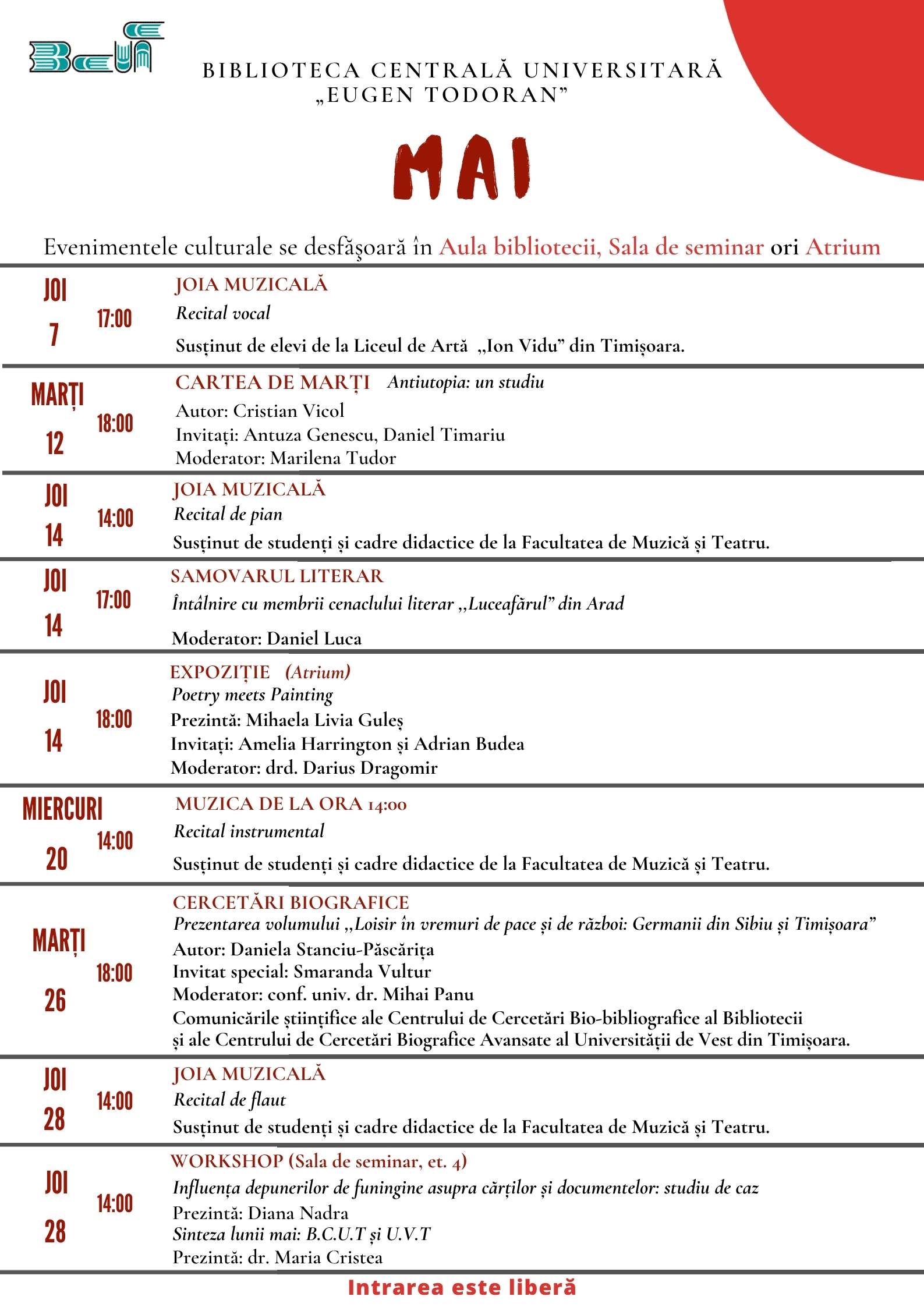 2026 05 Calendar Evenimente Mai 2026