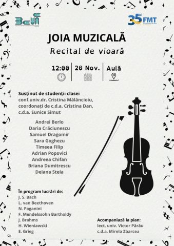 JOIA MUZICALĂ, 20.11 JOIA MUZICALĂ, 20.11