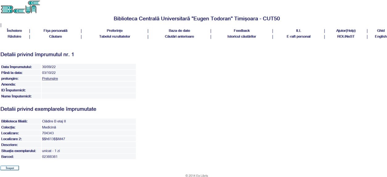 Prelungirea publicațiilor împrumutate pasul 6b Prelungirea publicațiilor împrumutate pasul 6b