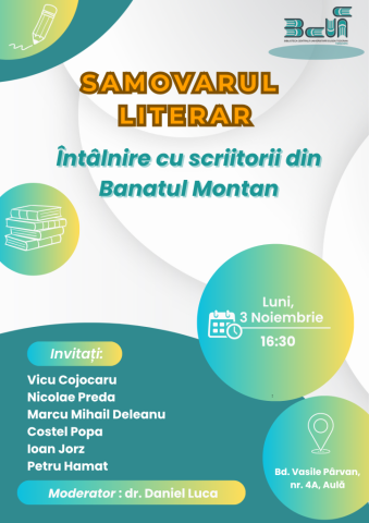 Samovarul literar, 3.11.2025 Samovarul literar, 3.11.2025